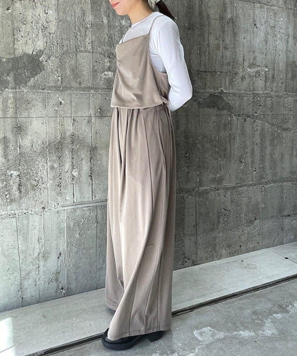 Cupro jersey wide pants 褲子