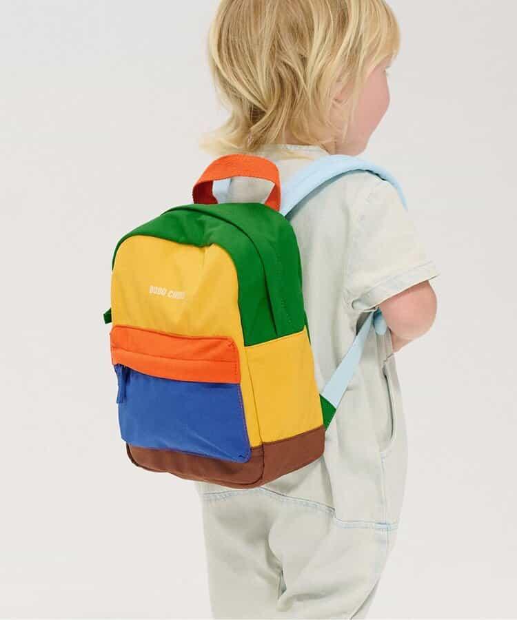 嬰童 Color block backpack 揹包