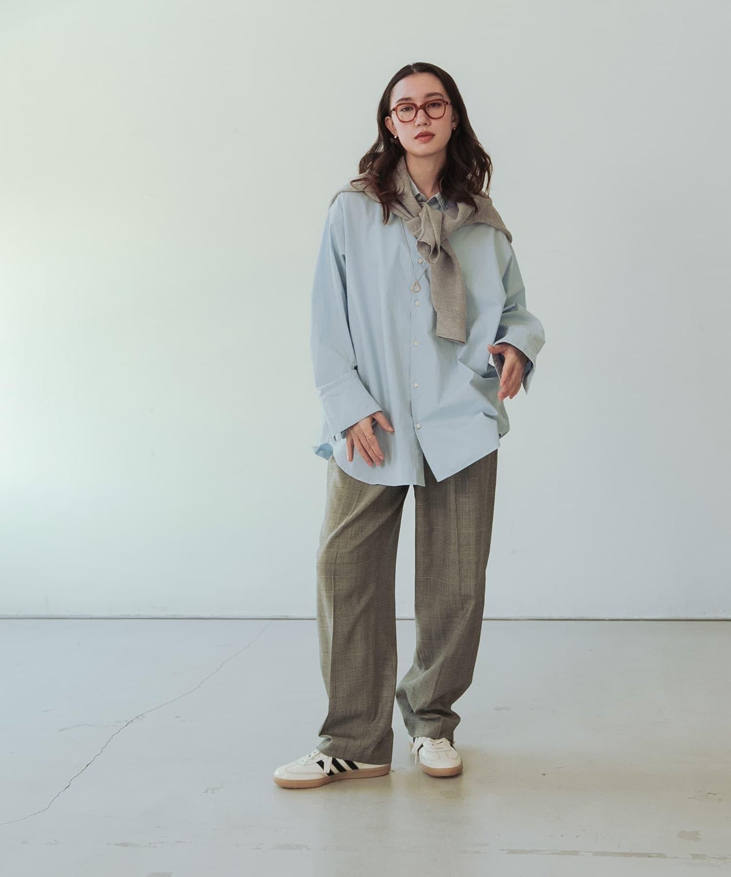 new basic HIGH TWIST WOOL PANTS 高捻羊毛 褲子
