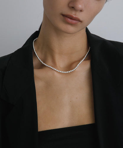 decor『デコール』 HEMATITE 4MM BALL CHOKER 項圈項鍊