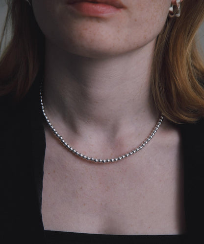 decor『デコール』 HEMATITE 4MM BALL CHOKER 項圈項鍊