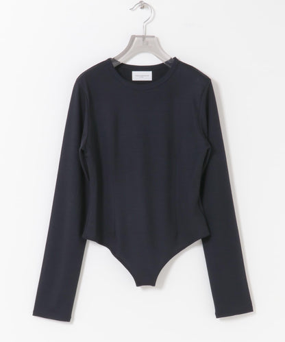 new basic WASHABLE WOOL CONTOUR TOP 上衣