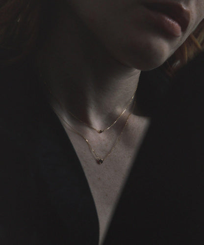 decor『デコール』 18K Dia Necklace 0.05ct 項鍊