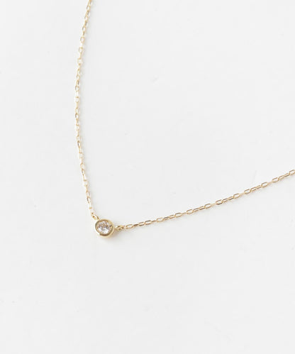 decor『デコール』 18K Dia Necklace 0.05ct 項鍊