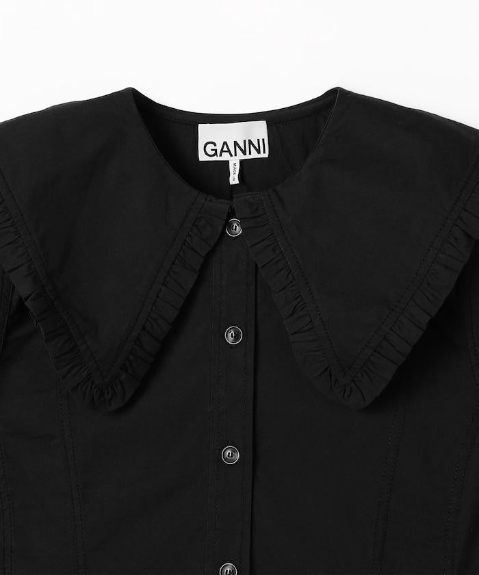 Stretch Cotton Peter Pan Collar Shirt 彈力棉彼得潘領襯衫 A1040093