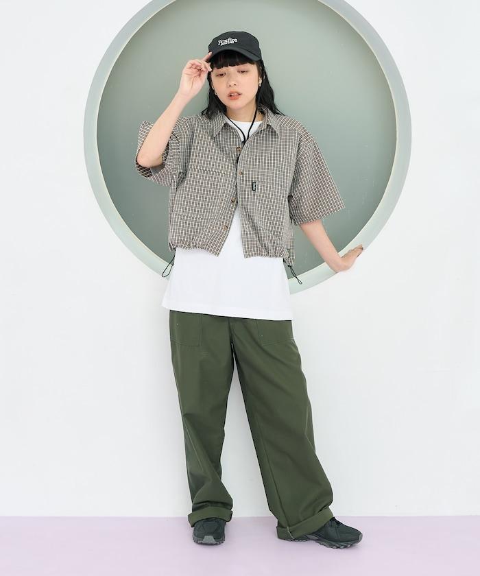 漁夫口袋 設計 短袖襯衫