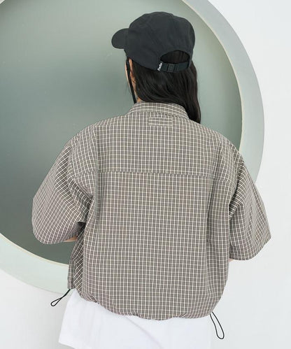 漁夫口袋 設計 短袖襯衫