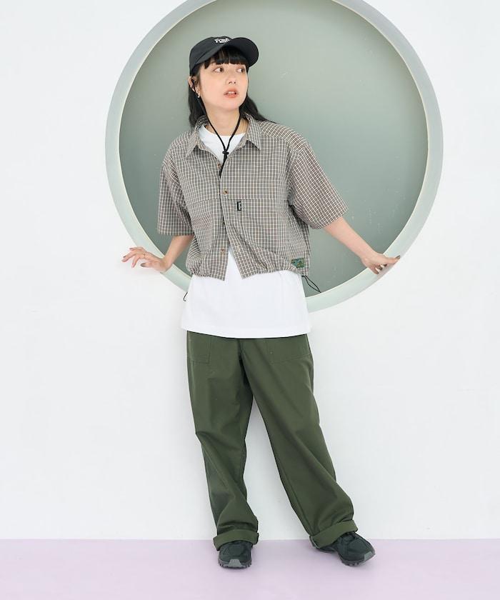 漁夫口袋 設計 短袖襯衫