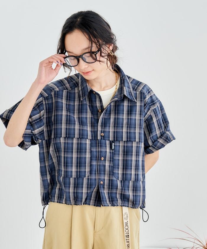 漁夫口袋 設計 短袖襯衫