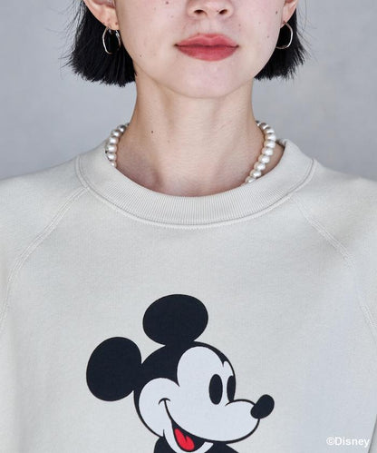 MICKEY MOUSE（米老鼠） 仿舊印花衛衣