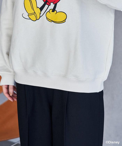 MICKEY MOUSE（米老鼠） 仿舊印花衛衣