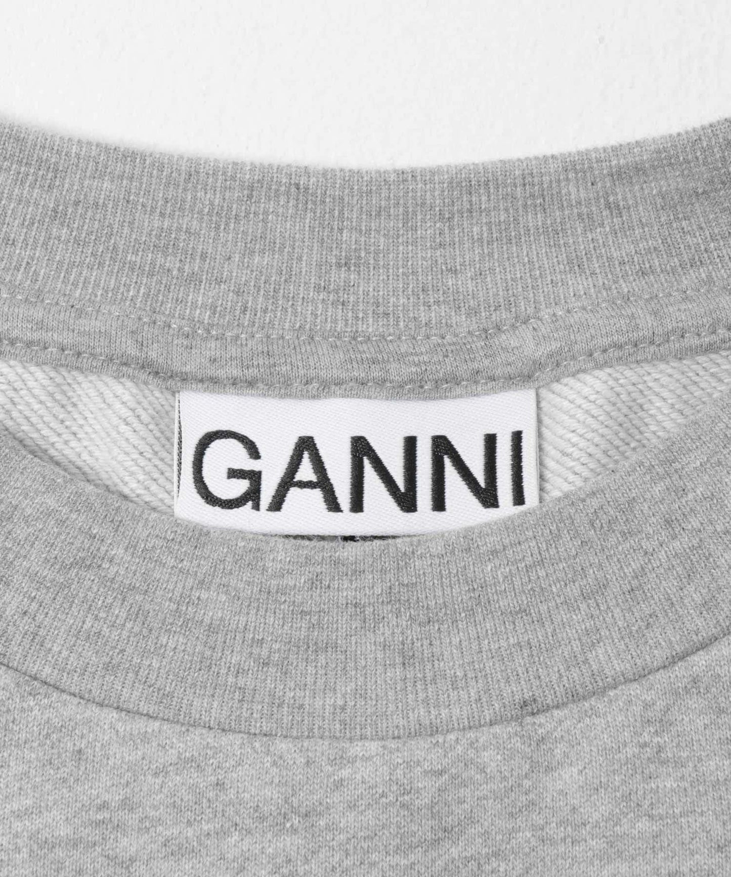 GANNI ISOLI 圓領荷葉擺上衣
