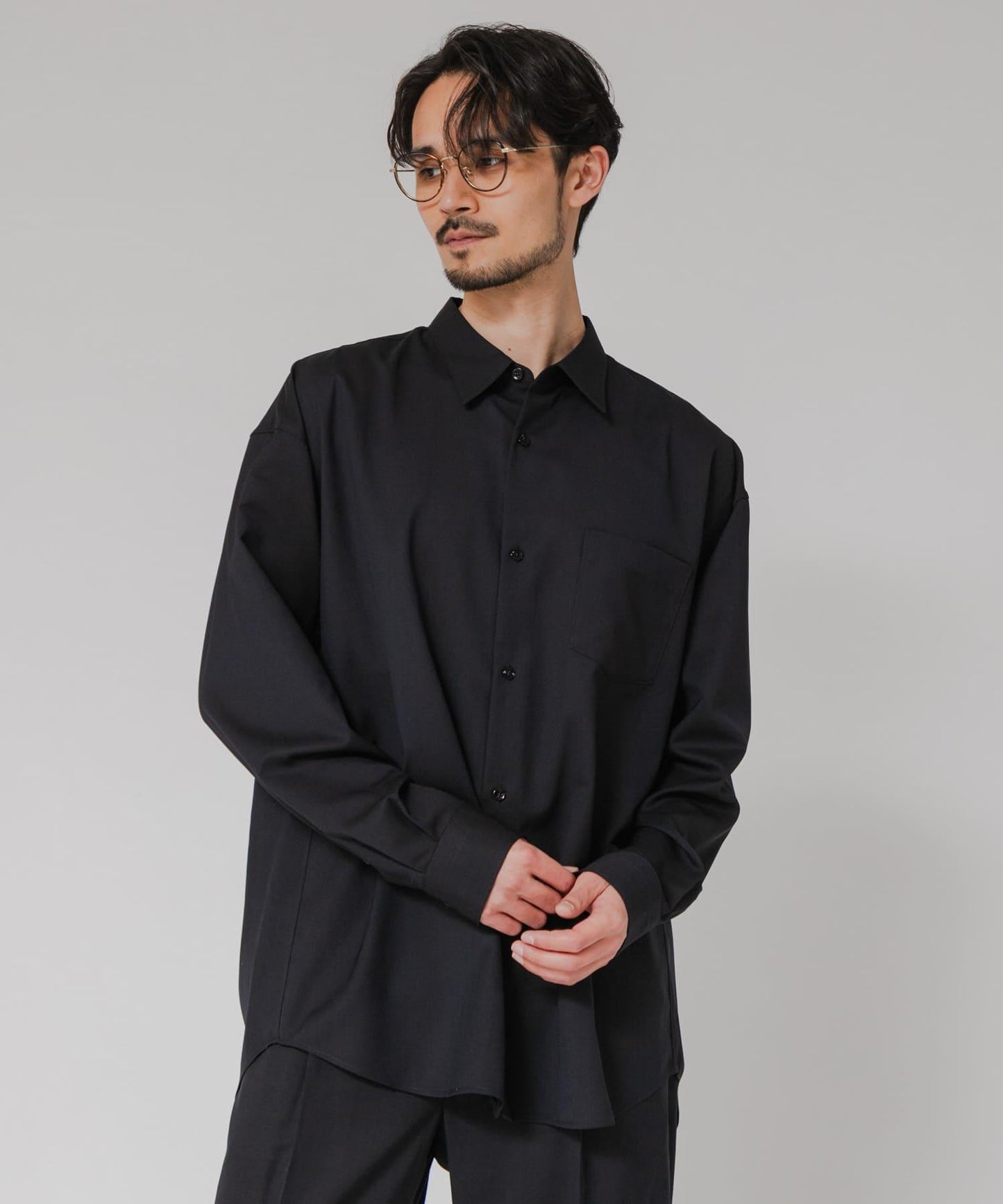 WASHABLE WOOL OVER SHIRTS 外套襯衫