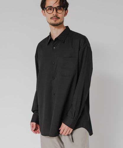 WASHABLE WOOL OVER SHIRTS 外套襯衫
