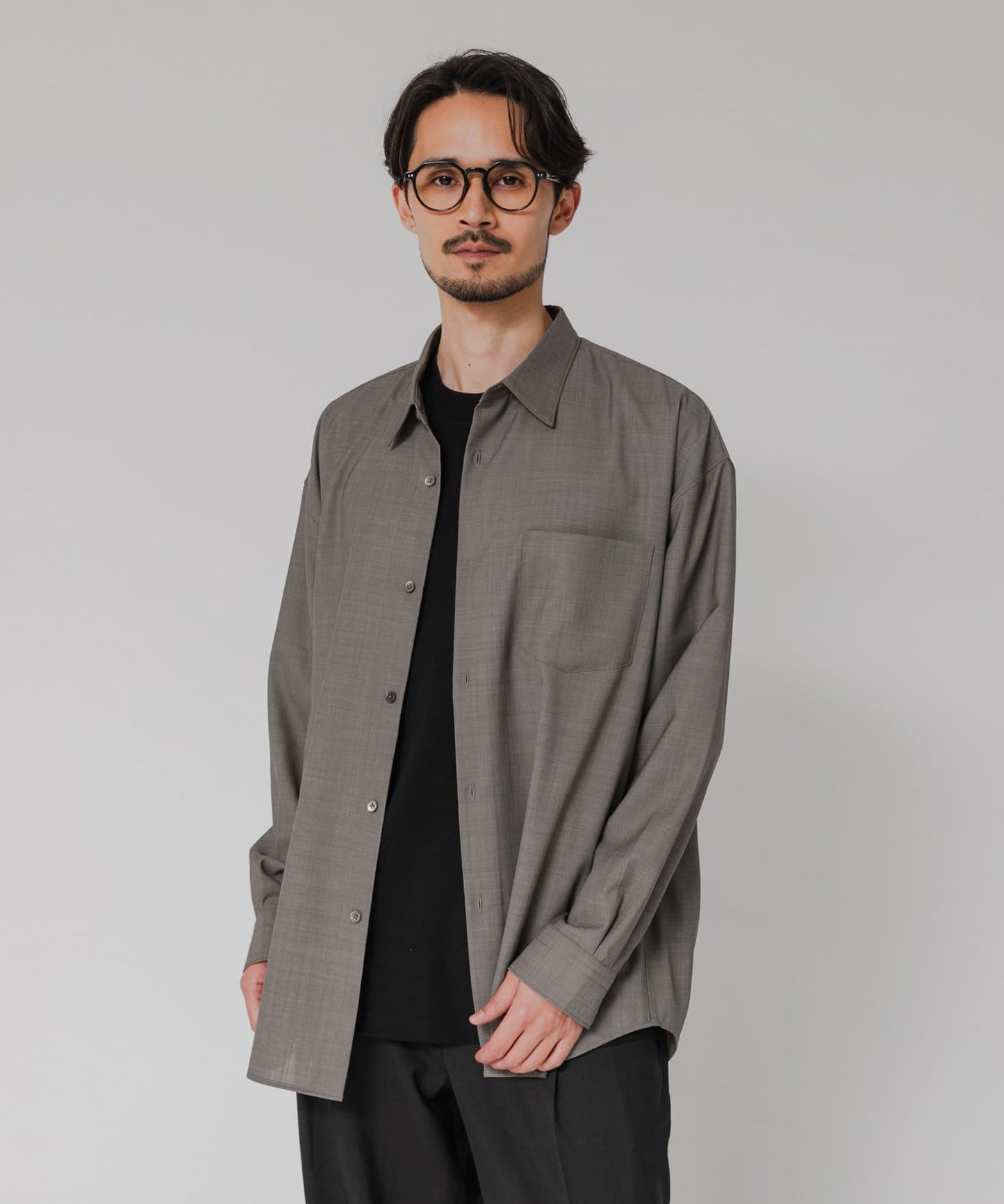 WASHABLE WOOL OVER SHIRTS 外套襯衫