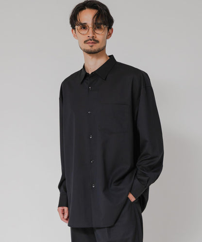 WASHABLE WOOL OVER SHIRTS 外套襯衫