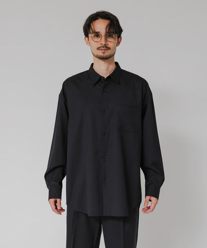 WASHABLE WOOL OVER SHIRTS 外套襯衫