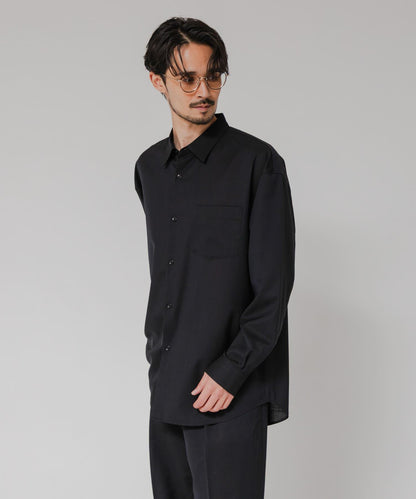 WASHABLE WOOL OVER SHIRTS 外套襯衫