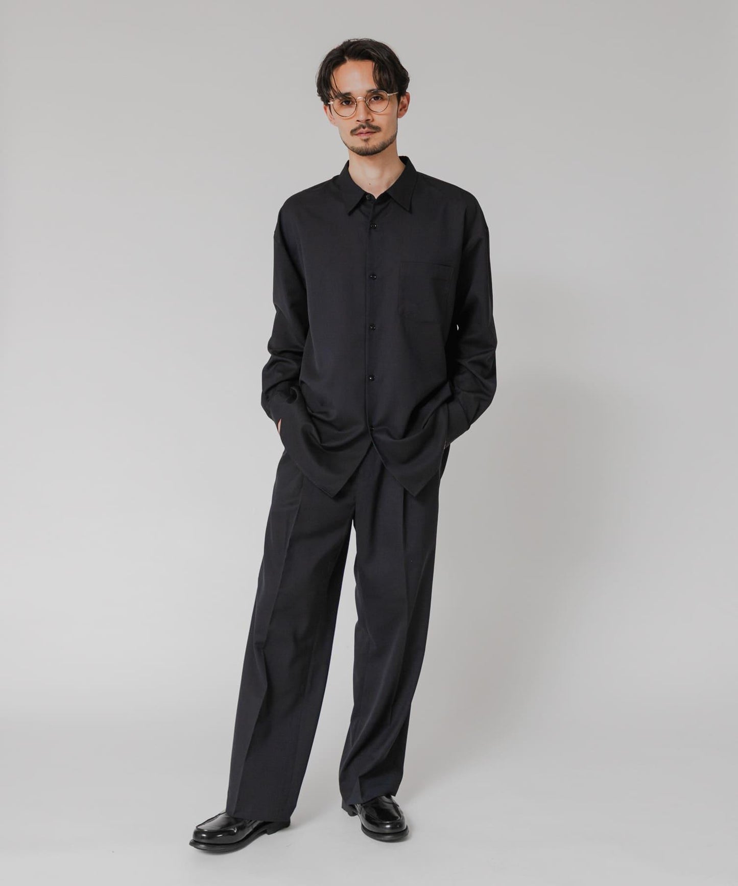 WASHABLE WOOL OVER SHIRTS 外套襯衫