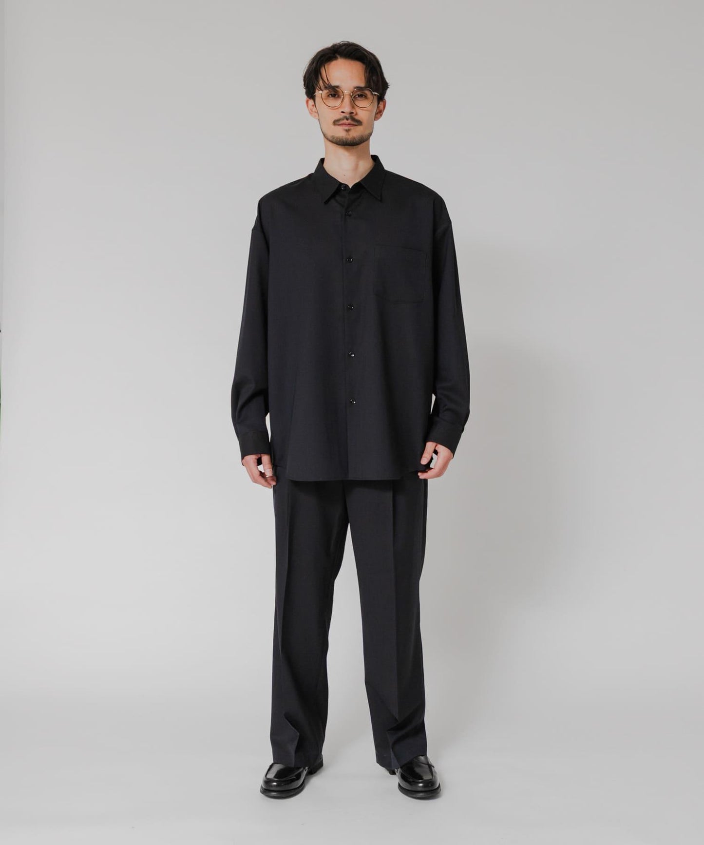 WASHABLE WOOL OVER SHIRTS 外套襯衫
