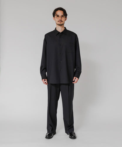 WASHABLE WOOL OVER SHIRTS 外套襯衫