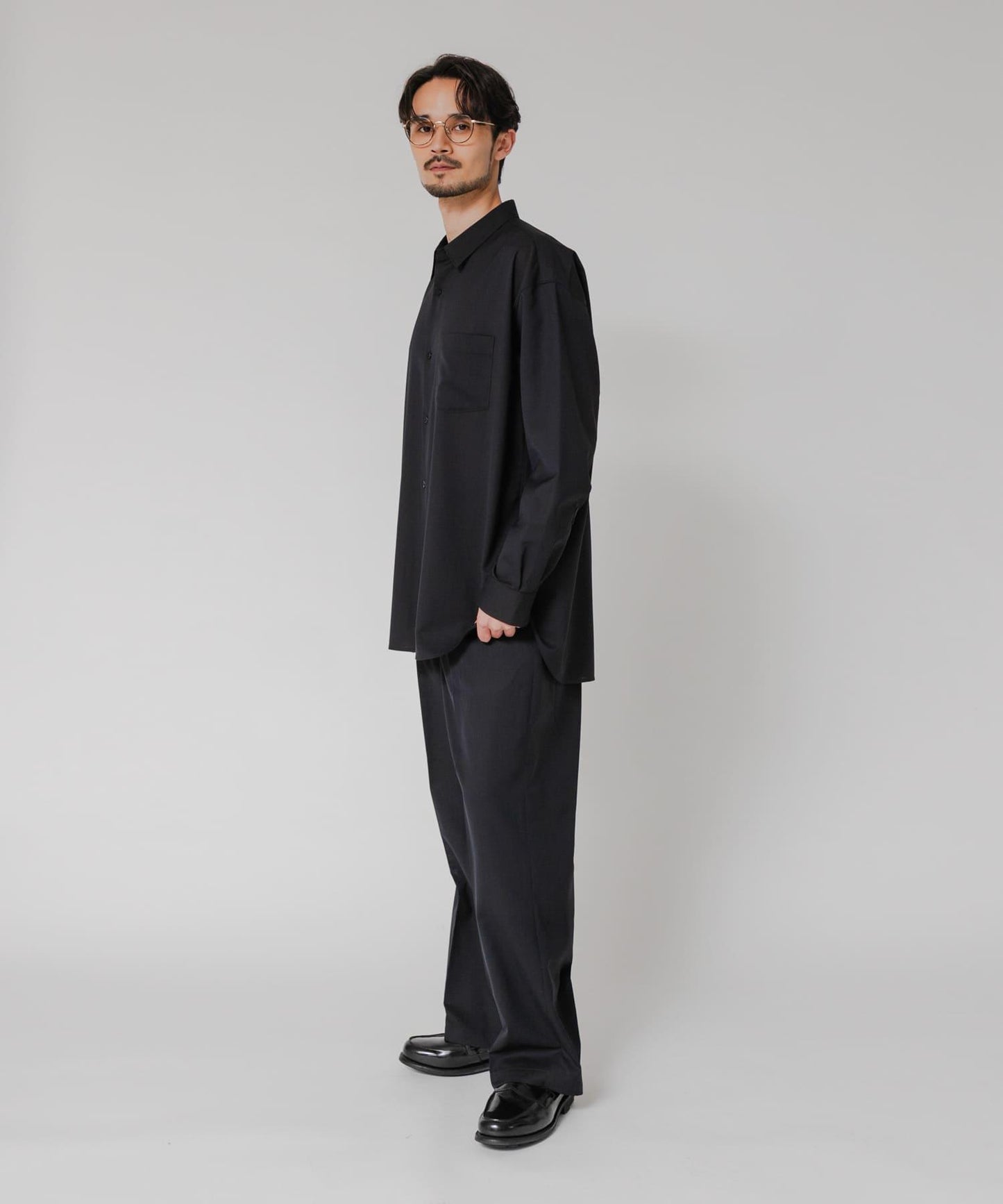 WASHABLE WOOL OVER SHIRTS 外套襯衫