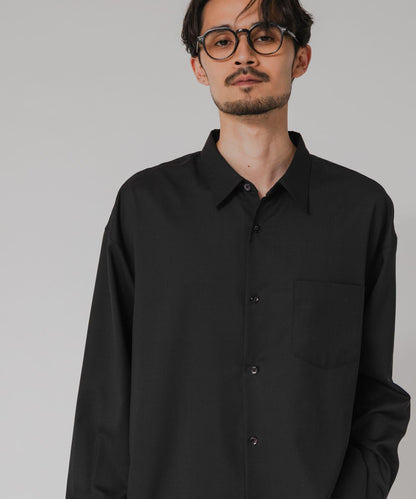 WASHABLE WOOL OVER SHIRTS 外套襯衫