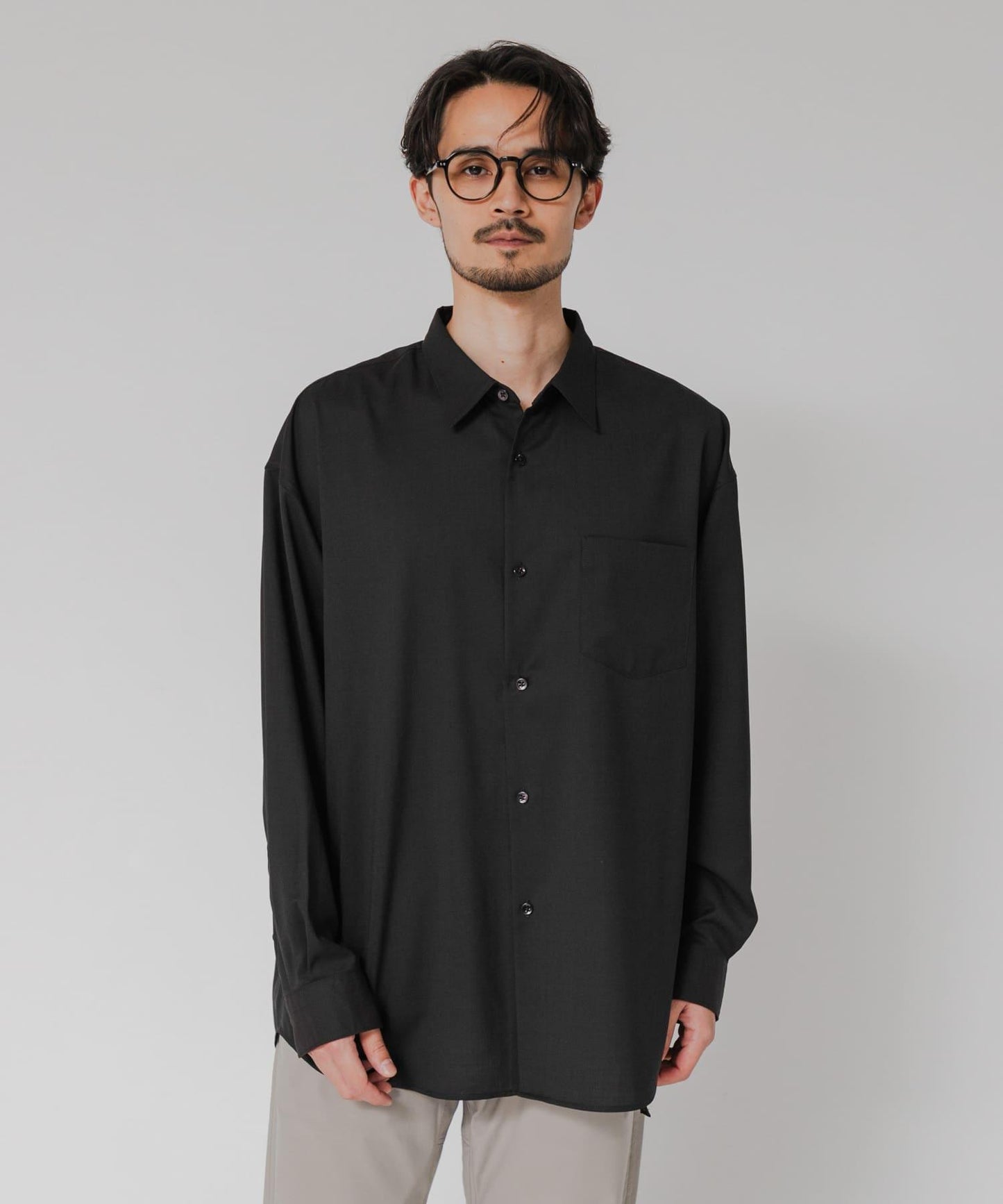 WASHABLE WOOL OVER SHIRTS 外套襯衫