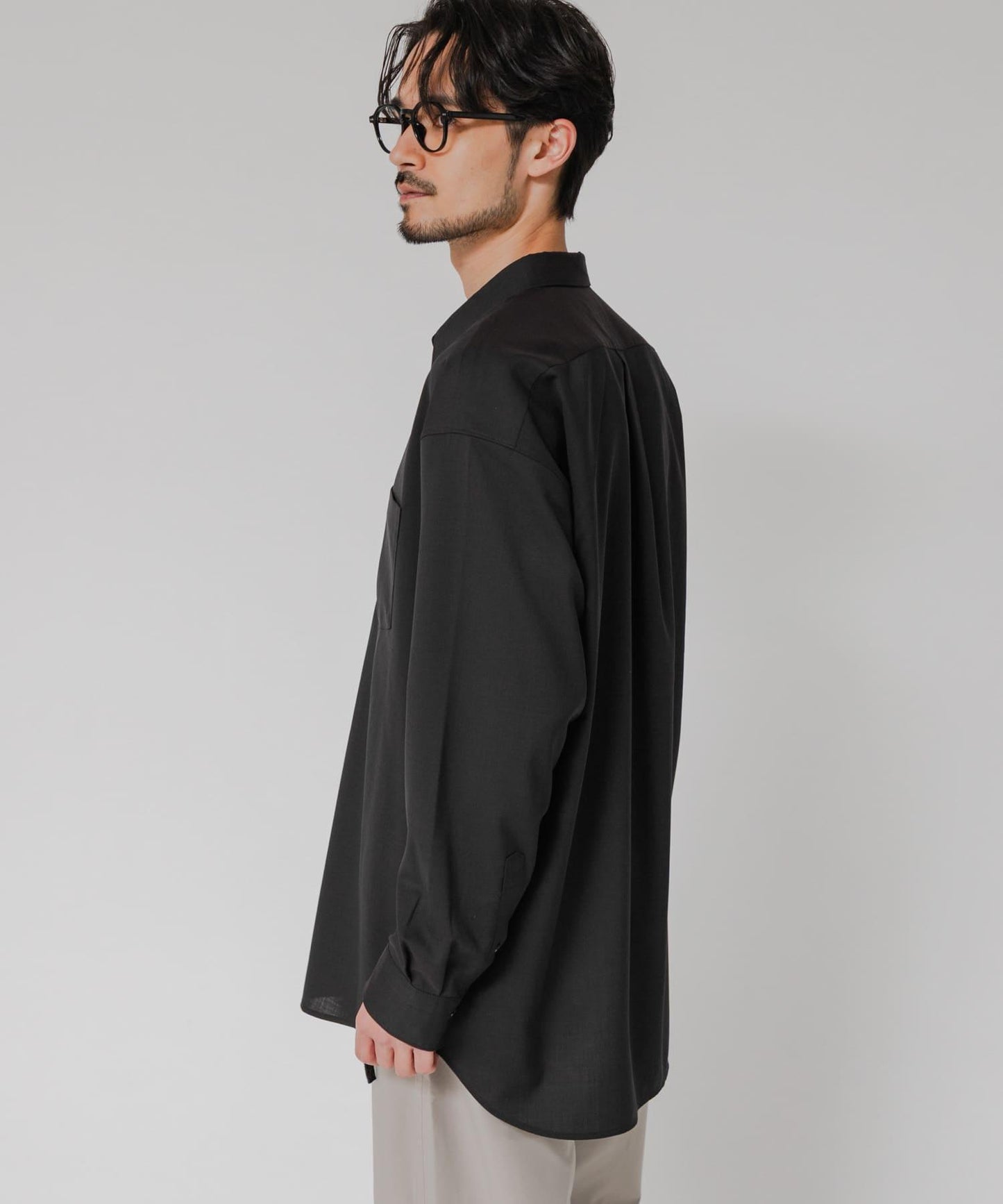 WASHABLE WOOL OVER SHIRTS 外套襯衫