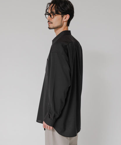 WASHABLE WOOL OVER SHIRTS 外套襯衫