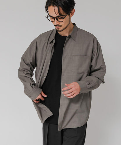 WASHABLE WOOL OVER SHIRTS 外套襯衫