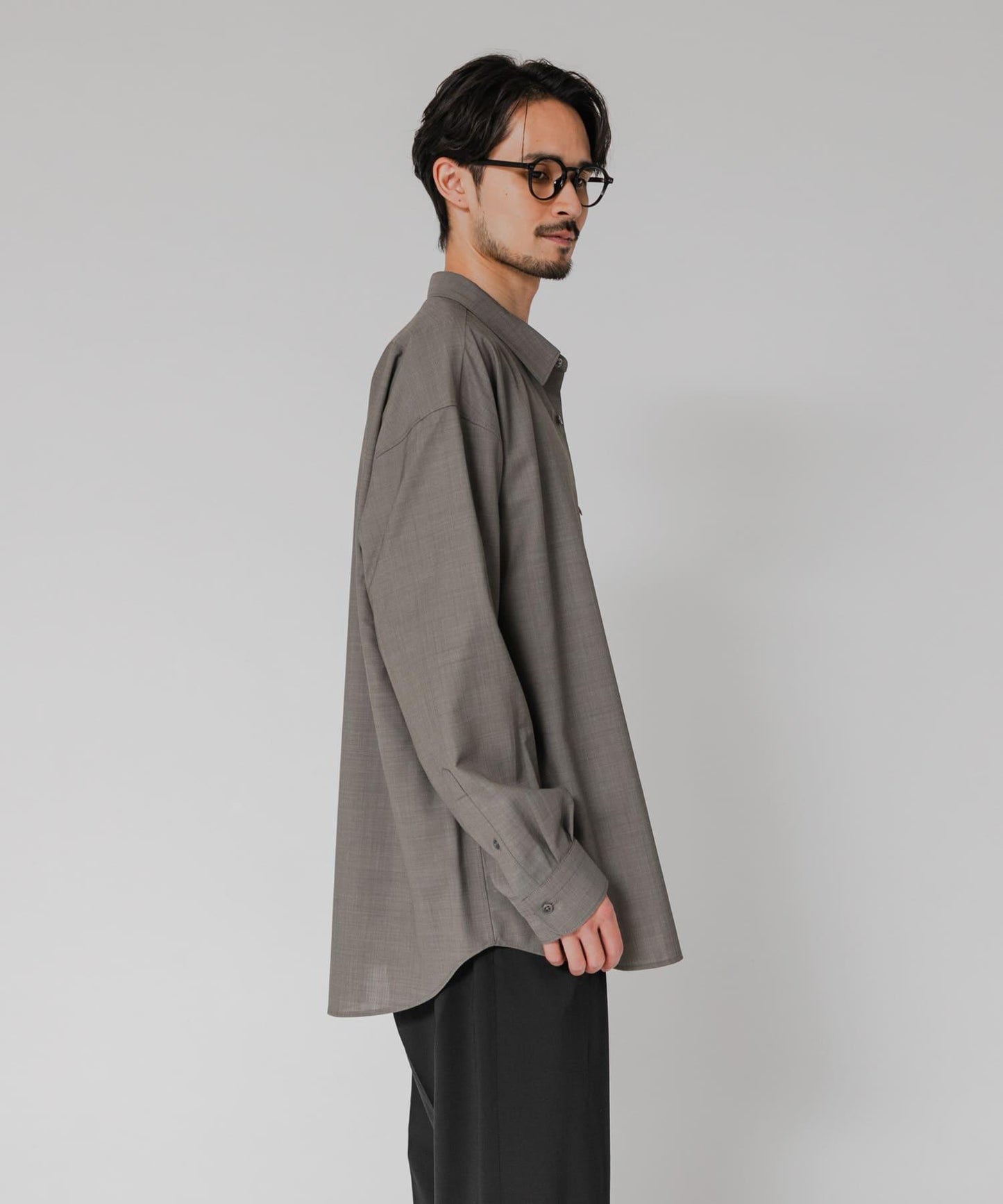 WASHABLE WOOL OVER SHIRTS 外套襯衫