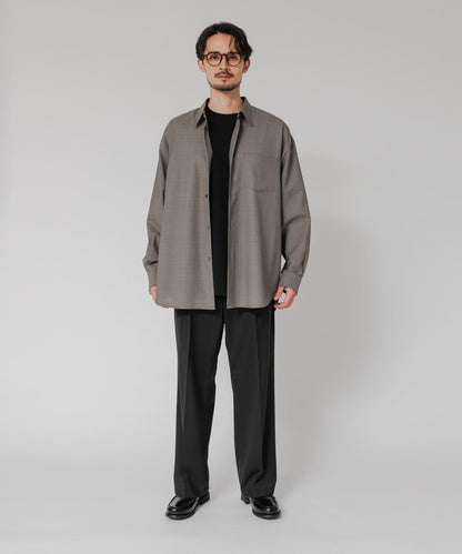 WASHABLE WOOL OVER SHIRTS 外套襯衫