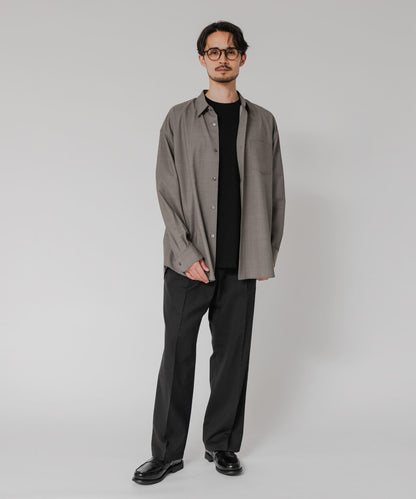 WASHABLE WOOL OVER SHIRTS 外套襯衫