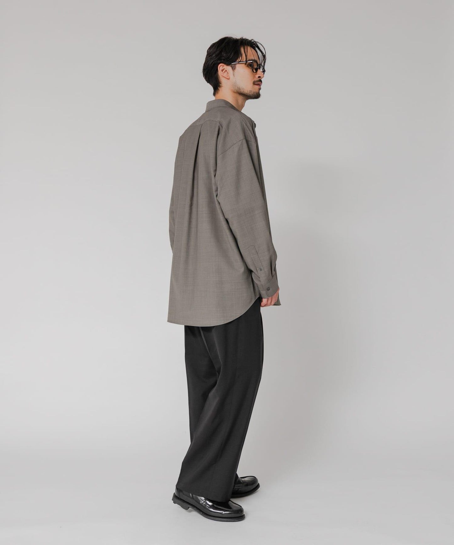 WASHABLE WOOL OVER SHIRTS 外套襯衫