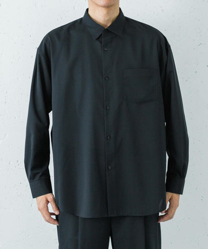 WASHABLE WOOL OVER SHIRTS 外套襯衫