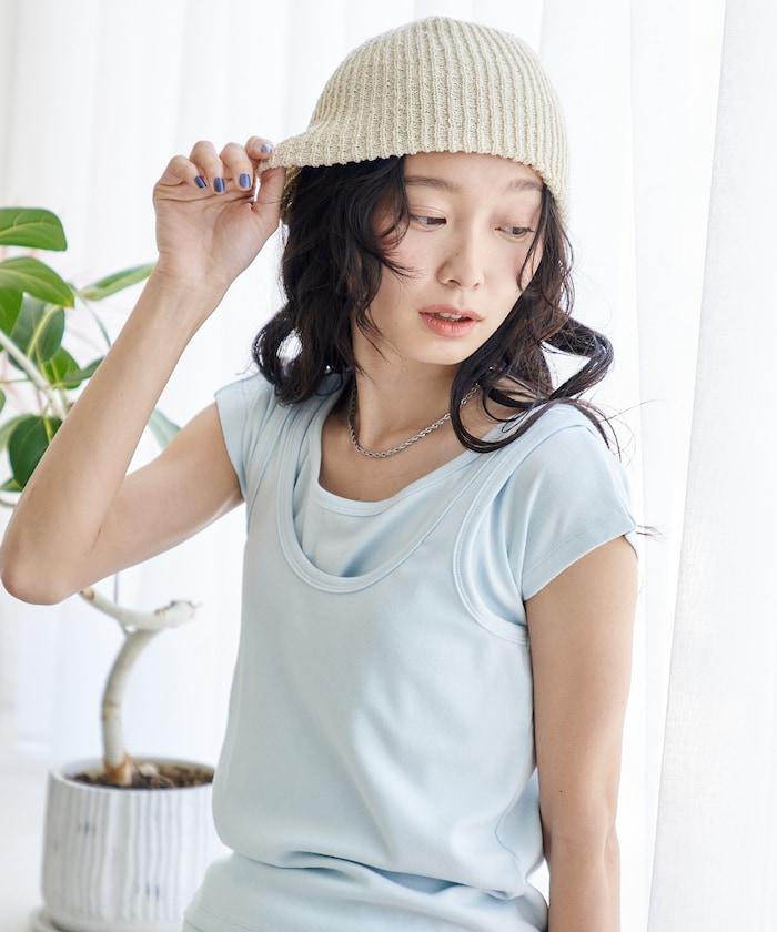 多穿法 棉莫代爾 蓋袖設計 背心套裝