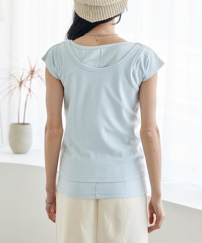 多穿法 棉莫代爾 蓋袖設計 背心套裝