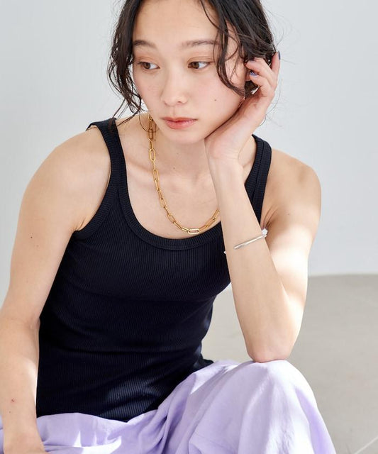 棉莫代爾羅紋背心