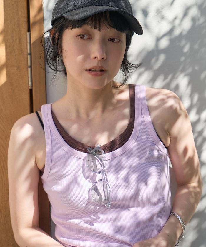棉莫代爾羅紋背心