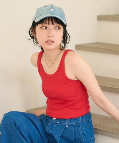 棉莫代爾羅紋背心