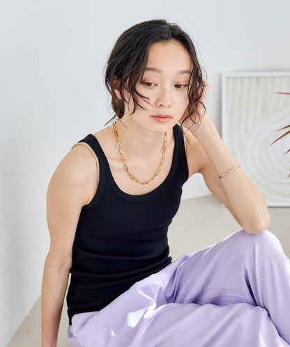 棉莫代爾羅紋背心