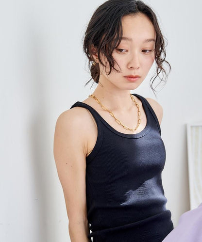 棉莫代爾羅紋背心