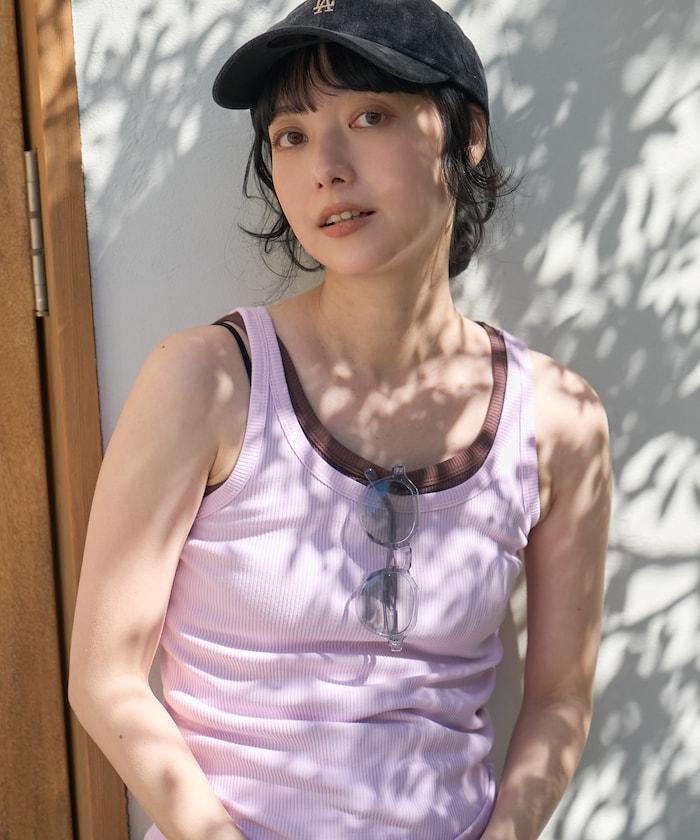棉莫代爾羅紋背心