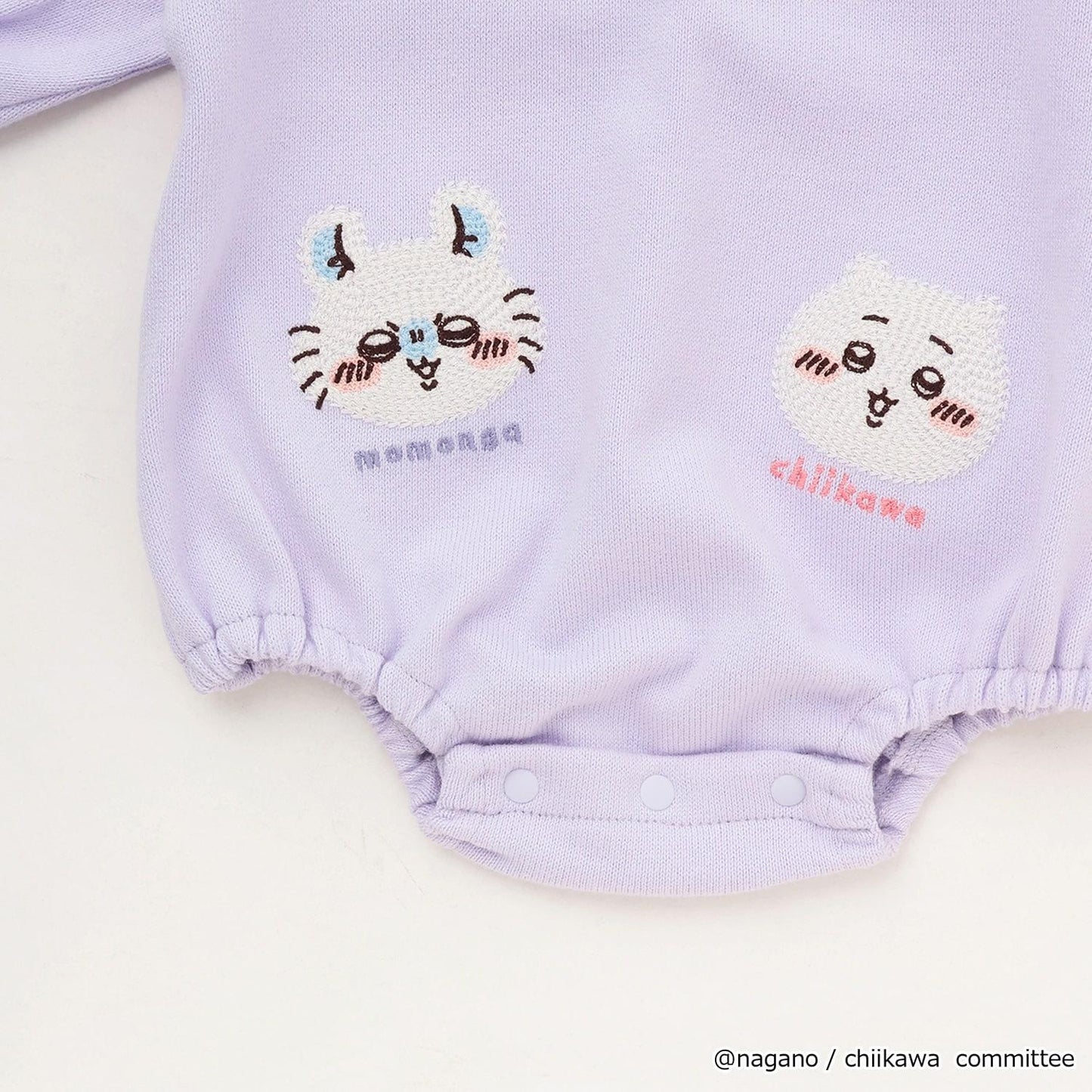 chiikawa（吉伊卡哇） 刺繡連體衣