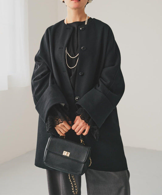 PUAL CE CIN 無領大衣