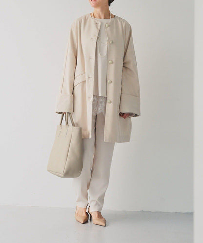 PUAL CE CIN 無領大衣