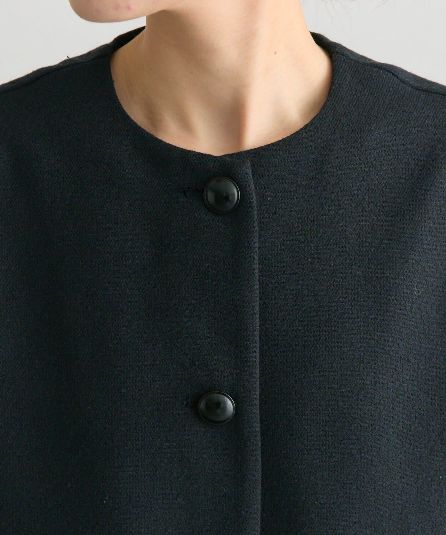 PUAL CE CIN 無領大衣