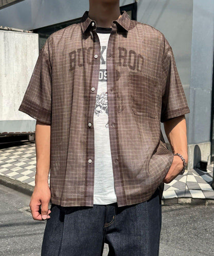 Ciaopanic 網眼拼接圖案短袖襯衫