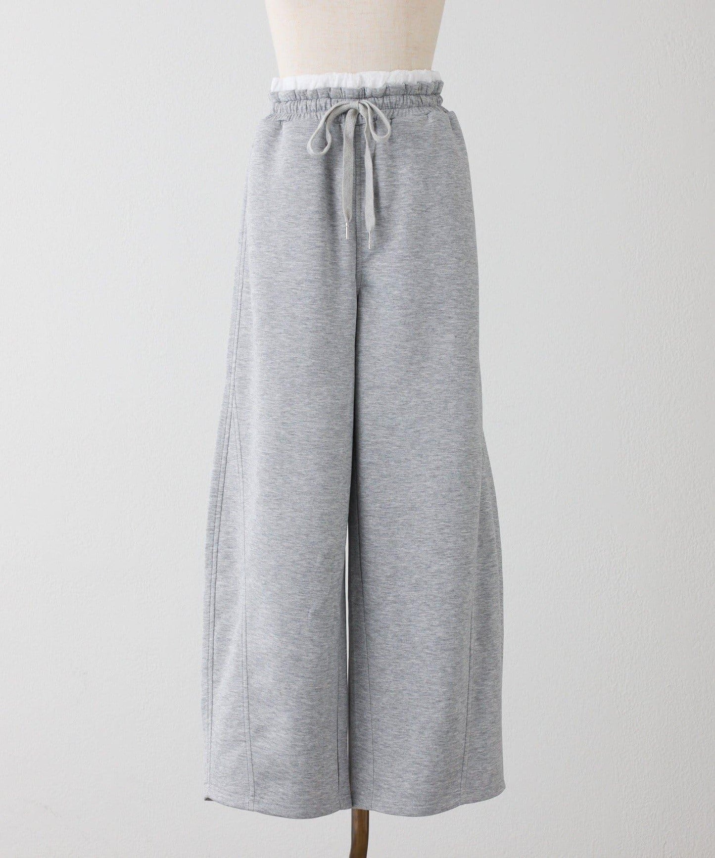 可成套搭配 腰部蕾絲拼接 褲子